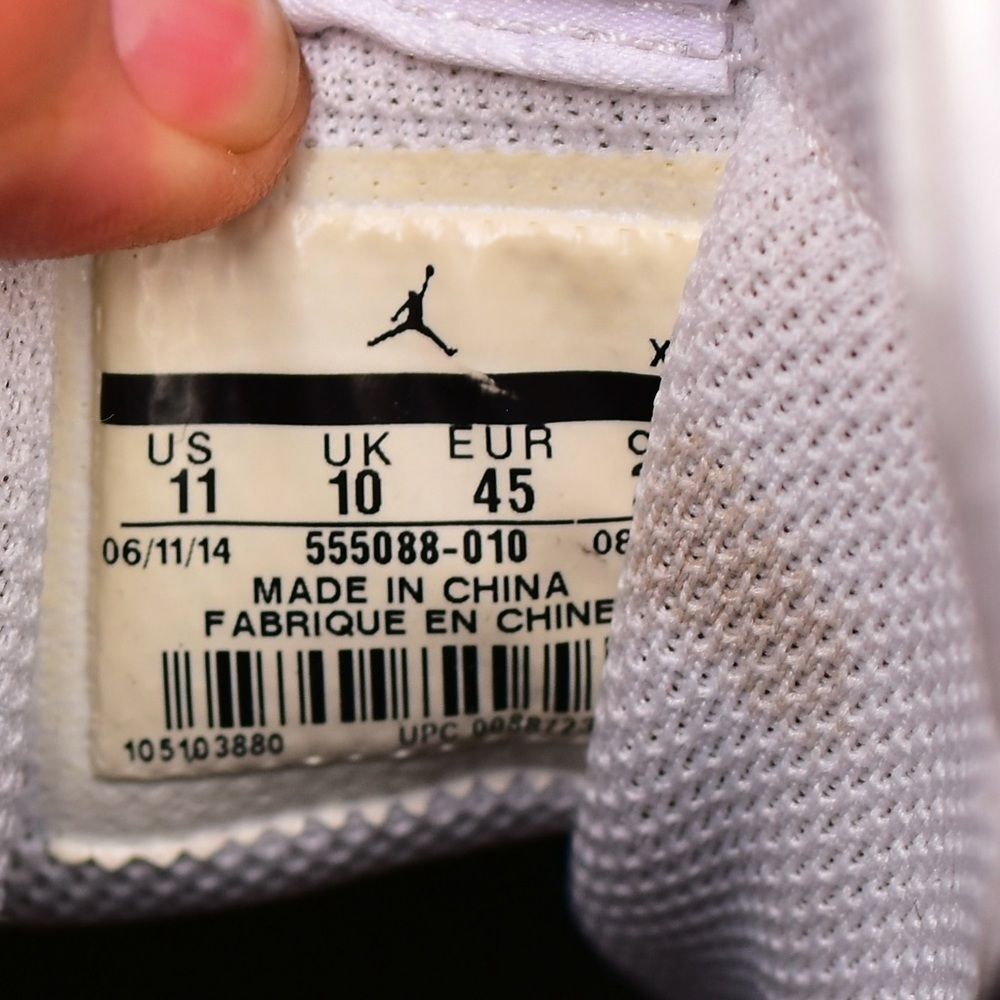 nike air jordan 1 retro high og panda men’s size 11 black/white 555088-010 - Picture 6 of 7